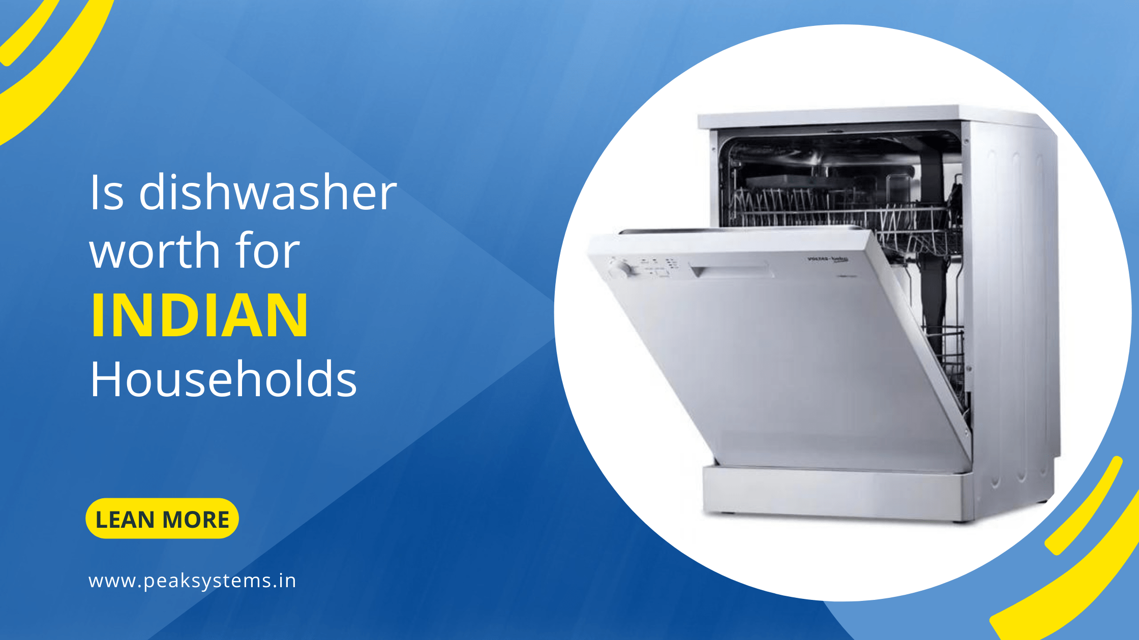 Is dishwasher worth for Indian Households Voltas dishwasher Bangalore