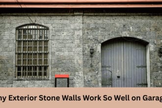 Why Exterior Stone Walls Work So Well on Garages