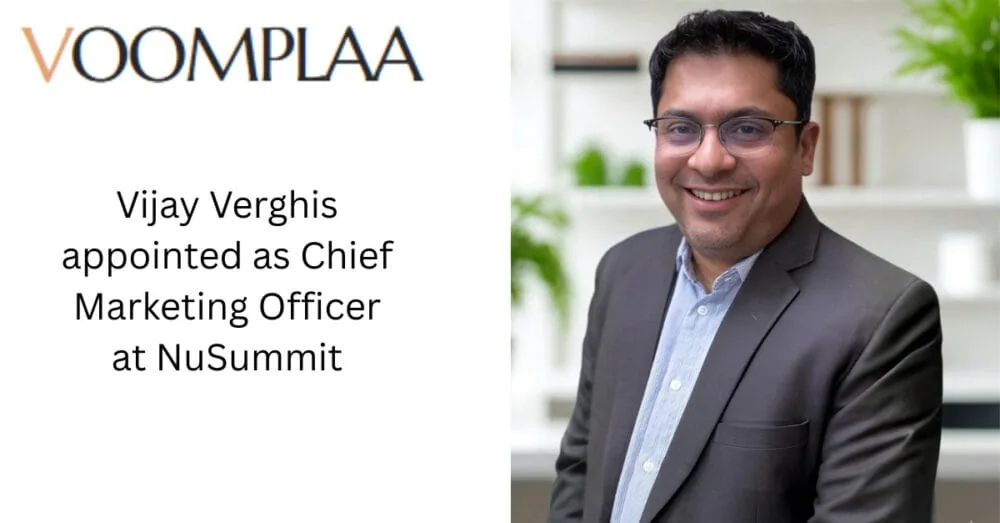 Vijay Verghis Appointed CMO at NuSummit to Drive AI-Led Growth
