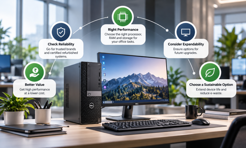 How to Choose the Best Refurbished Desktop for Office Work