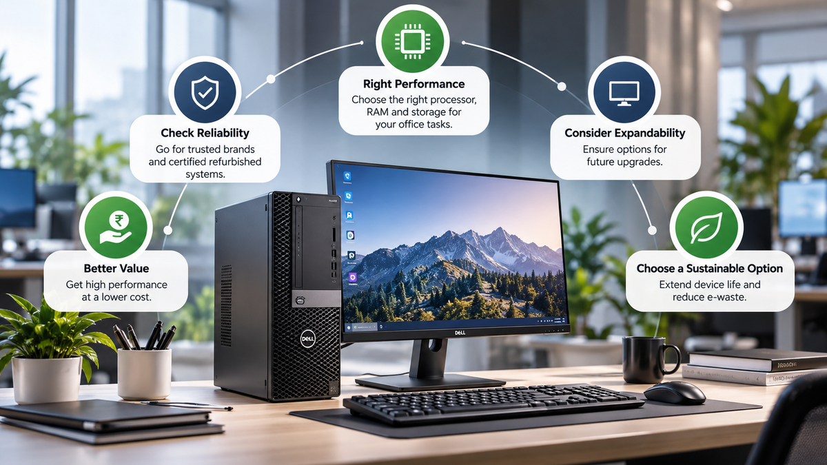 How to Choose the Best Refurbished Desktop for Office Work